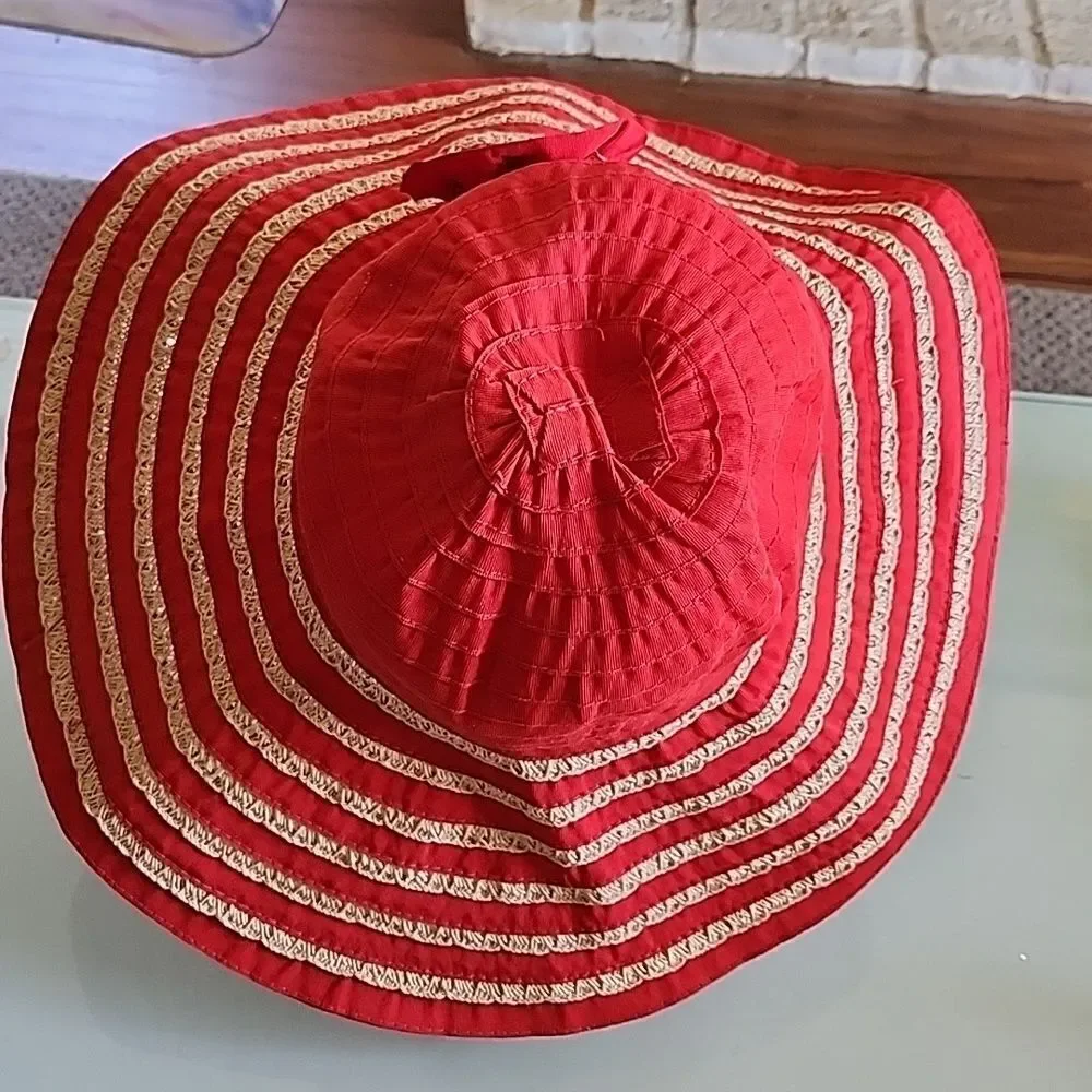 Beautiful Sun‎ Hat Resort Wear  White Lotus Beach Vibes